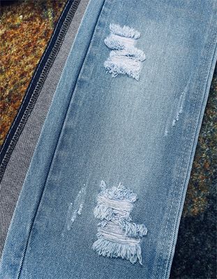 شراء 100% قطن أزرق داكن وزن ثقيل قماش جينز 13.3 أوقية للجاكيتات والجينز online manufacture