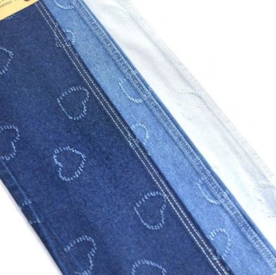 شراء القلب المطبوع جاكارد جينم نسيج غير مرن جينم لملابس الجينز الفريدة online manufacture