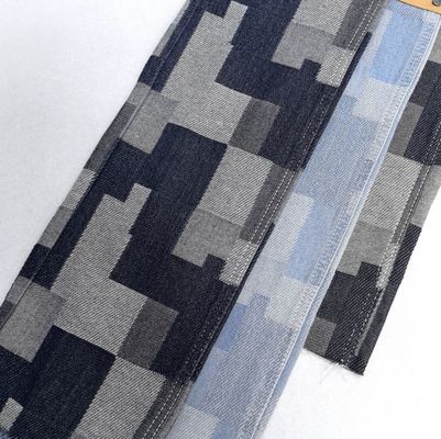 شراء 9.5OZ الوزن المتوسط غير منتظم الشيكار جاكارد نسيج مطبوع غير مرن الجينز للأطفال online manufacture
