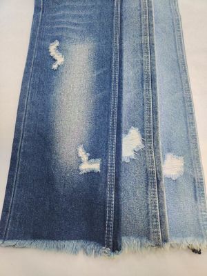 شراء قماش دينيم قطني فائق النعومة بوزن 12.8 أونصة بلون نيلي غامق، 70% قطن، بعرض كامل 180 سم للجينز online manufacture