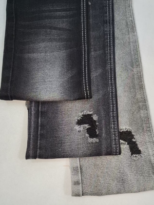 شراء 13OZ ثقيلة الوزن السوبر ناعمة القطن البوليستر الأسود / الأسود النسيج الجينز للجينز online manufacture