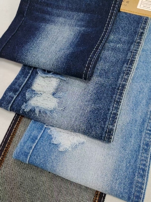 شراء انخفاض منخفض 80%قطن TWILL النمط الجينم النسيج الداكن INDIGO للنساء الجينز أو بنطال الصبيان online manufacture