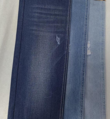 شراء وزن متوسط ​​بدون مطاط قطن بوليستر رايون قماش جينز نيلي داكن JSD3337 لملابس الجينز online manufacture
