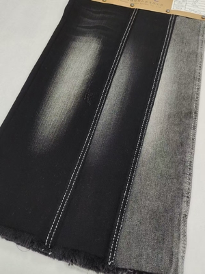 شراء Weak Stretch Dual-Core Siro Yarn Cross Slub  85%Cotton BLACKBLACK 10S Denim Fabric JSD3281A For Jeans Or jacket online manufacture