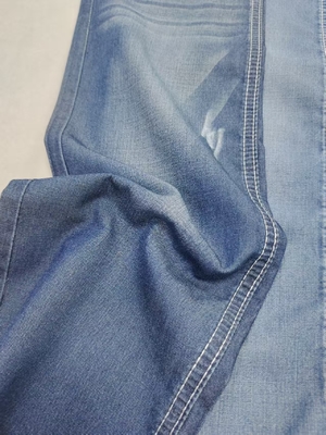 شراء Dark Blue Twill Style 6oz Light Weight 65%Lyocell 35%Tencel Denim Fabric 150cm Full Width JSD2034 For Summer Jeans online manufacture