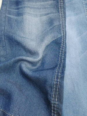 شراء 100%Tencel 4.5oz Light Weight Summer Jeans Or T-Shirt Denim Fabric Elastic Free 180cm Full Width  JSD2031 online manufacture