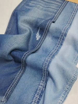 شراء 100%Tencel  Low Shrinkage Light Weight 5.2OZ Summer Jeans Denim Fabric Elastic Free 180cm Full Width online manufacture