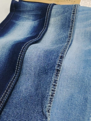 شراء 3/1 Right Twill Style Dark Indigo stretch Denim Fabric 10.5oz 10S For Man Jeans online manufacture