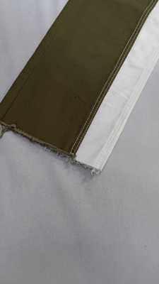 شراء 98% Cotton 280GSM 3/1 left twill with full width 58/59