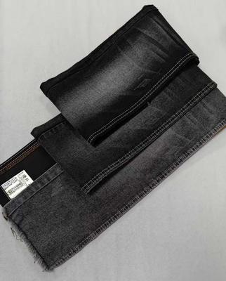 شراء Medium elastic 11.8oz Black/Black with full width 180cm construction 8*16/70 Denim fabric  JSD3191A for men jeans online manufacture