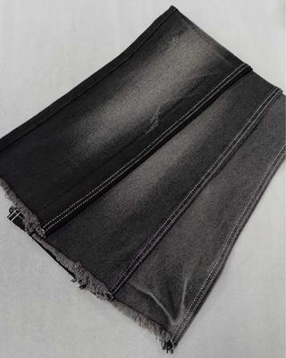 شراء Excellent11.2oz Black/Black with full width 180cm twill style Denim fabric  JSD3173A for men jeans online manufacture