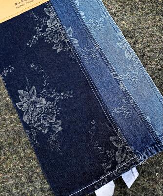 شراء Unique Rose Design For Lady Jeans Or Jacket Denim Fabric 90%Cotton 9.3oz Make To Order online manufacture