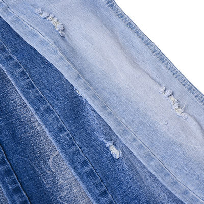 قطن ثقيل بوليستر سباندكس القماش الجينم QY039-4 8.7Oz للملابس