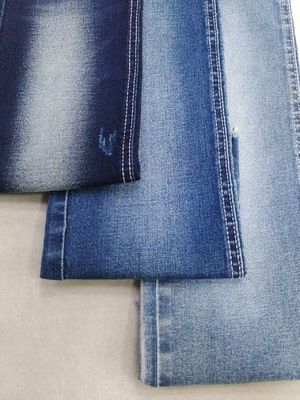 نسيج دينيم أزرق داكن من القطن والبوليستر القابل للتمدد JSD3037 9.6OZ