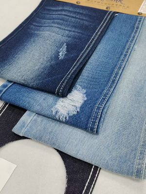 النمط TWILL القطن البوليستر 178-180cm النسيج الجينم ل 9.3 أوقية النساء الجينز